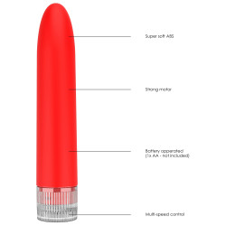 Luminous Mini Vibro Eleni 14cm Rouge